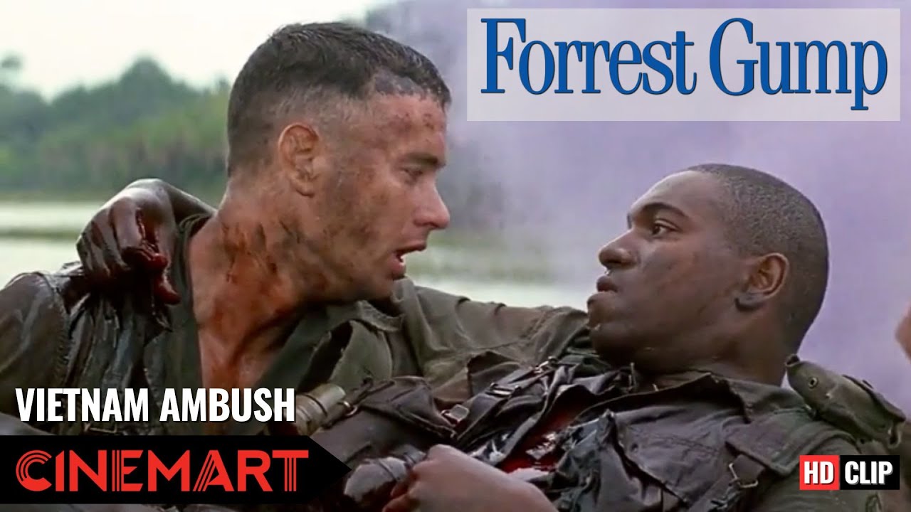 FORREST GUMP (1994) | Vietnam Ambush Scene HD | Run Forrest Run | "I ...