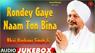 RONDEY GAYE NAAM TON BINA  AUDO JUKEBOX  BHAI HARBANS SINGH JI JAGADHARI WALE