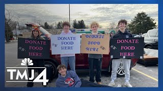 Friends hold food drive in remembrance of Waukesha student killed in tragic accident