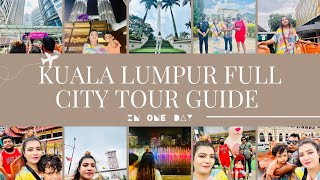 Kualalumpur City Tour Guide|মালয়েশিয়া কুয়ালালামপুর পুরো সিটি ট্যুর ১দিনে।KL Hop On Hop Off|Pt9,Vlg49