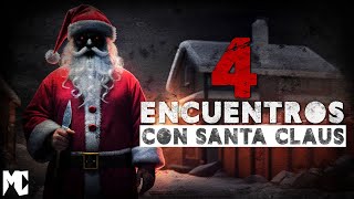 4 Historias de encuentros aterradores con SANTA CLAUS | MundoCreepy