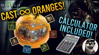 ORANGE HIT EVERY CAST! - CALCULATOR INCLUDED! | All Variants | Diablo 4 Spiritborn Mechanics Guide