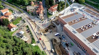 I lavori nell'area della nuova Esselunga di Varese