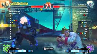 Super Street Fighter 4: Arcade Edition Eita (Oni) vs chobixinco (Rufus) - Ranked Match