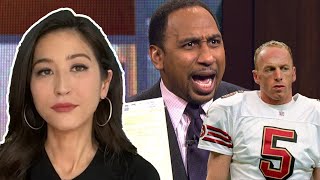 Stephen A Smith RIPS Jeff Garcia as a SEXIST for comments on Mina Kimes, but his past gets EXPOSED!