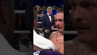 "You can dream." Usyk delivers words of encouragement post-fight  🤝