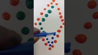 Do you know rhis rainbow mixing bubble art? guess it? #colormixing #guessthecolour #asmr #diyart