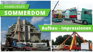 Aufbau Impressionen Hamburger Sommerdom 2024 | RFHH #137  [HD]