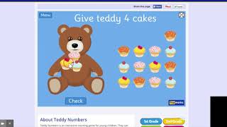 Learning to Count up to 15 with Teddy Numbers Interactive Maths Game