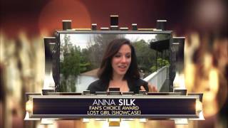 Anna Silk wins the 2015 Academy Fan’s Choice Award Acceptance Speech