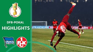 Lautern Cold As Ice! | Hertha BSC vs. FC Kaiserslautern 1-3 | Highlights | DFB-Pokal Quarter-Final