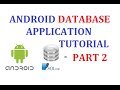 Android SQLite Database Part - 2