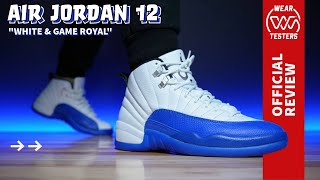 Air Jordan 12 White / Game Royal