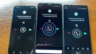 Samsung S22, LG Stylo 2V \u0026 Stylo 5 Viber App Group Incoming Call. Android 12, 10, 7