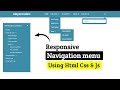 Create a Stylish Responsive Navigation Bar | HTML CSS JavaScript | Mayancoders
