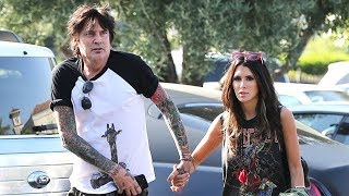 EXCLUSIVE - Rock N Roll Superstar Tommy Lee Takes Out Girlfriend Brittney Furlan