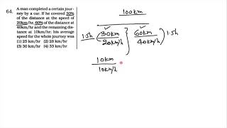 A man completed a certain journey by a car. If he covered 30% of the distance at the speed