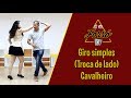 Aula de Forró 05 - Giro simples (Troca de lado) Cavalheiro