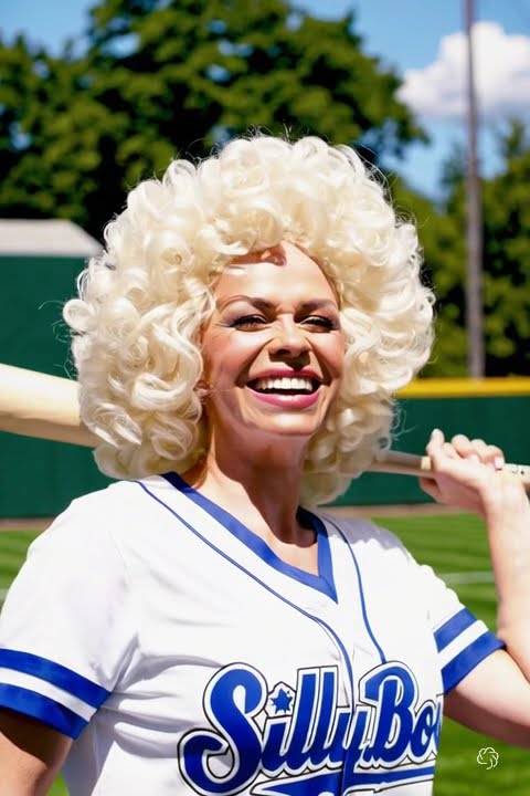 Homeplate Beauty Platinum Blonde Glamour Blonde Softball