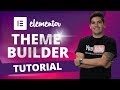 Elementor Theme Builder Tutorial [Elementor PRO Tutorial]