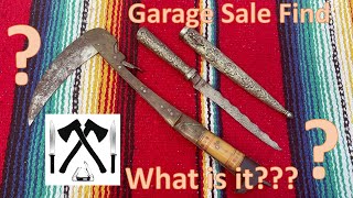 Mystery Garage Sale Find! A Folding Sickle or Sycthe: What is it?