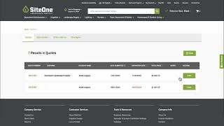 Save Time with SiteOne's Digital Quotes