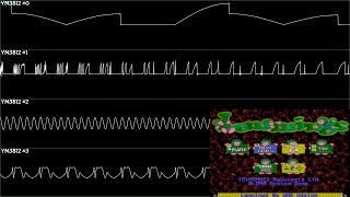 Lemmings (MS-DOS + AdLib) - Lemming 1 (Oscilloscope Deconstructed)