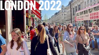 London City Tour 2022 | 4K HDR Virtual Walking Tour around the City | London Summer Walk 2022