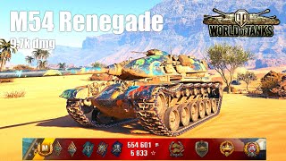 M54 Renegade, 9.7K Damage, 5 Kills, ( 3rd mark), Sand River - World of Tanks