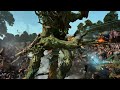 norsca vs wood elves warhammer totalwar cinematic battle