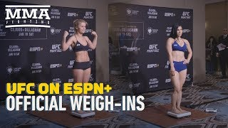 UFC Brooklyn Official Weigh-In Highlights - MMA Fighting