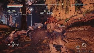 【PS4 PRO】Horizon Zero Dawn - Sub \u0026 Side Quest #20・狩場：くしの岩壁（灼熱の太陽クリア No Damage）