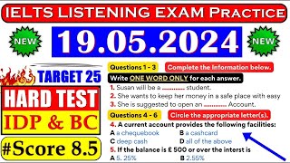 IELTS LISTENING PRACTICE TEST 2024 WITH ANSWERS | 19.05.2024