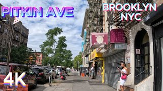 BROOKLYN WALKING TOUR OF PITKIN AVE [4K] NYC (08 23,23)!!!