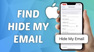 How to Find Hide My Email on iPhone