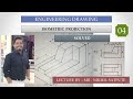 Engineering Drawing | Isometric Projection - Problem 4 | Easy Drawing Techniques | Learn with nikhil