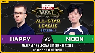 WC3 - [UD] Happy vs Moon [NE] - Round Robin - Warcraft 3 All-Star League - Season 1