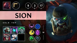 Sion Top vs Aatrox: Dominating - EUW Master Patch 14.23