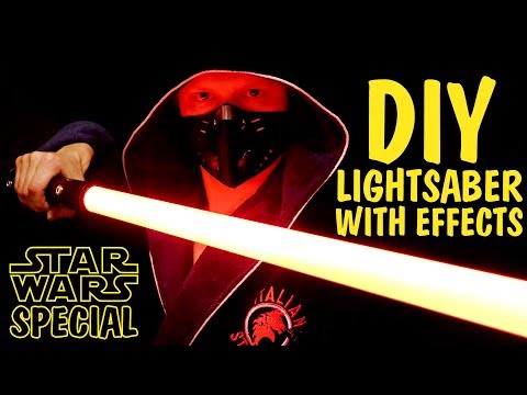 DIY LightSaber with light and sound effects DIY LightSaber with light and sound effects