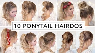 10 High Ponytail Hairstyles for Every Day - Quick and Easy