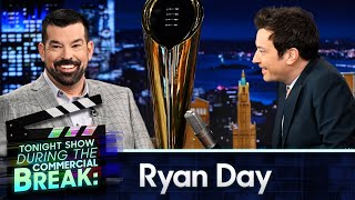 Jimmy Tries to Lift Ohio State’s Championship Trophy with Ryan Day: During Commercial Break