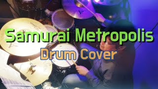 Samurai Metropolis T-Square Drum Cover by Ahn