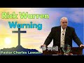 rick warren warning pastor charles lawson