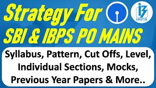 🔥Complete Mains Strategy | SBI PO Mains on 8th Jan & IBPS PO Mains on 16th Jan | Banking Prep