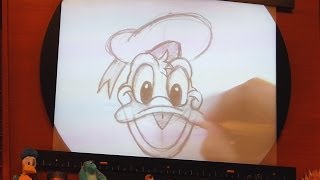 How to Draw Donald Duck: Step by Step Instructions from Animation Academy at Disneyland