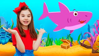 Baby Shark | Animal Songs from Nick and Poli - Nursery Rhymes & Kids Songs