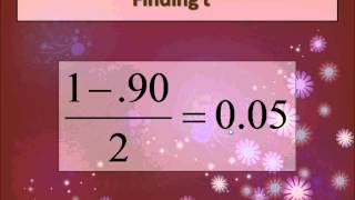 1 Sample T Interval