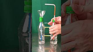 How to make a free water fountain with plastic bottles at home