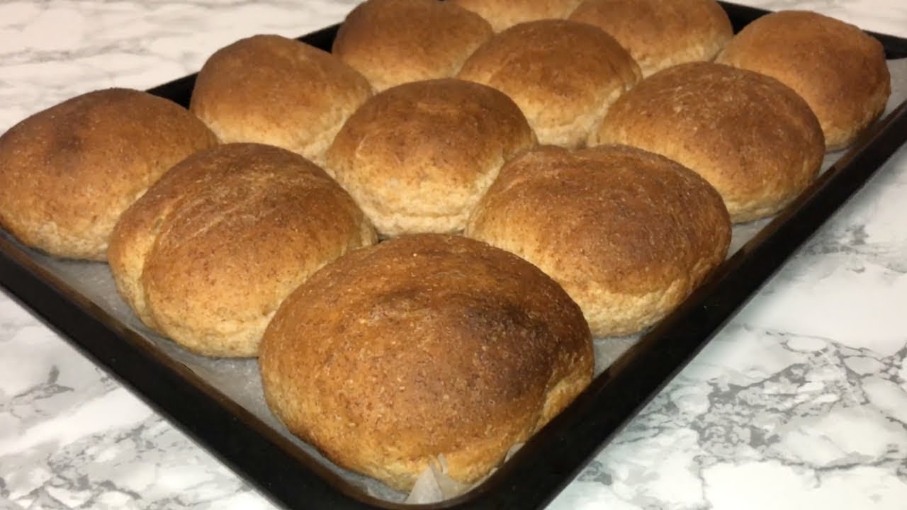 Easy Wholemeal Bread Rolls | Easy Whole Wheat Bread Rolls - YouTube