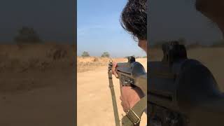 G3 gun slow motion firing #shortvideo